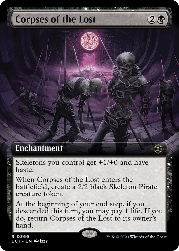 Corpses of the Lost (Extended Art) [The Lost Caverns of Ixalan] - The Mythic Store | 24h Order Processing