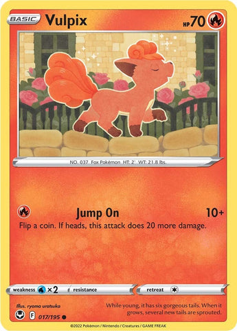 Vulpix (017/195) [Sword & Shield: Silver Tempest] - The Mythic Store | 24h Order Processing