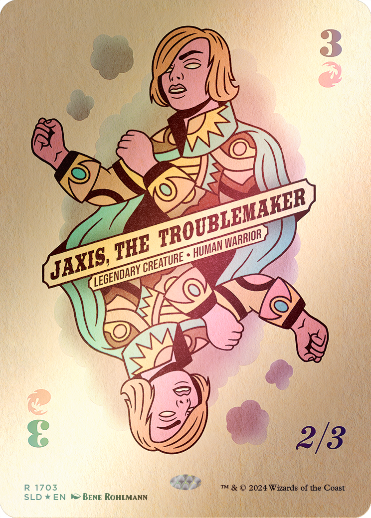 Jaxis, the Troublemaker (Rainbow Foil) [Secret Lair Drop Series] - The Mythic Store | 24h Order Processing