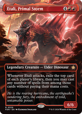 Etali, Primal Storm (Borderless) [Foundations] - The Mythic Store | 24h Order Processing