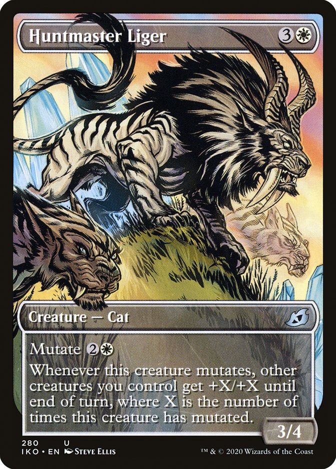 Huntmaster Liger (Showcase) [Ikoria: Lair of Behemoths] - The Mythic Store | 24h Order Processing