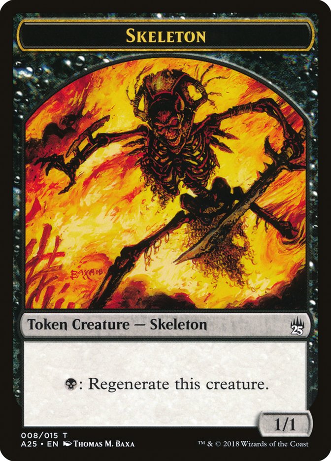 Skeleton Token [Masters 25 Tokens] - The Mythic Store | 24h Order Processing
