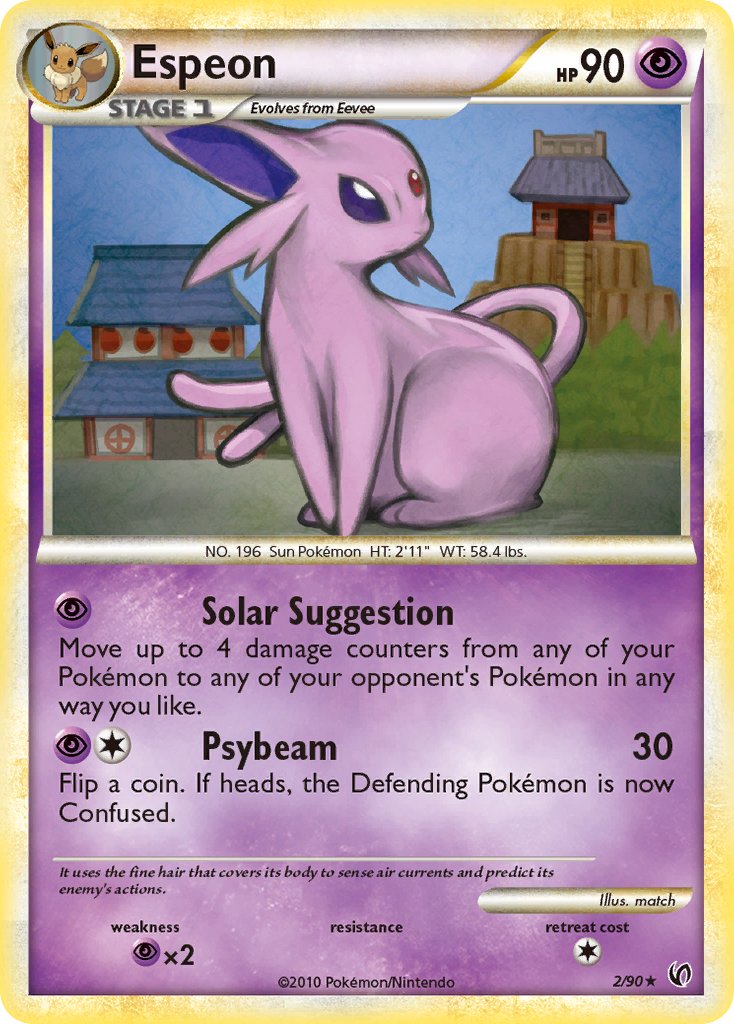 Espeon (2/90) (Cracked Ice Holo) (Theme Deck Exclusive) [HeartGold & SoulSilver: Unleashed] - The Mythic Store | 24h Order Processing