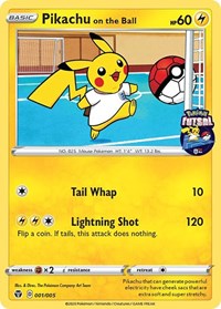 Pikachu on the Ball (001/005) [Miscellaneous Cards] - The Mythic Store | 24h Order Processing