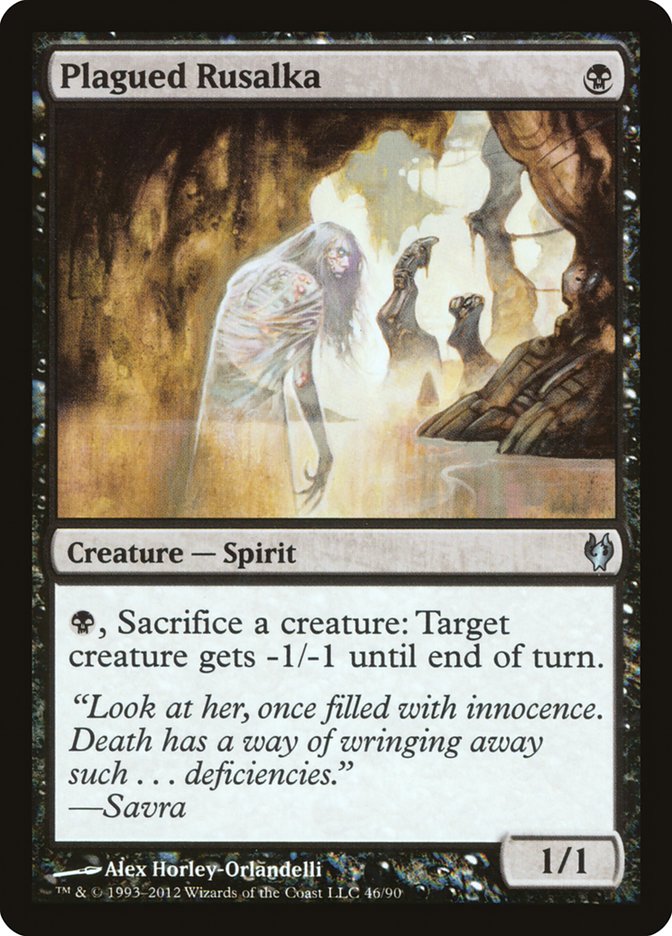 Plagued Rusalka [Duel Decks: Izzet vs. Golgari] - The Mythic Store | 24h Order Processing