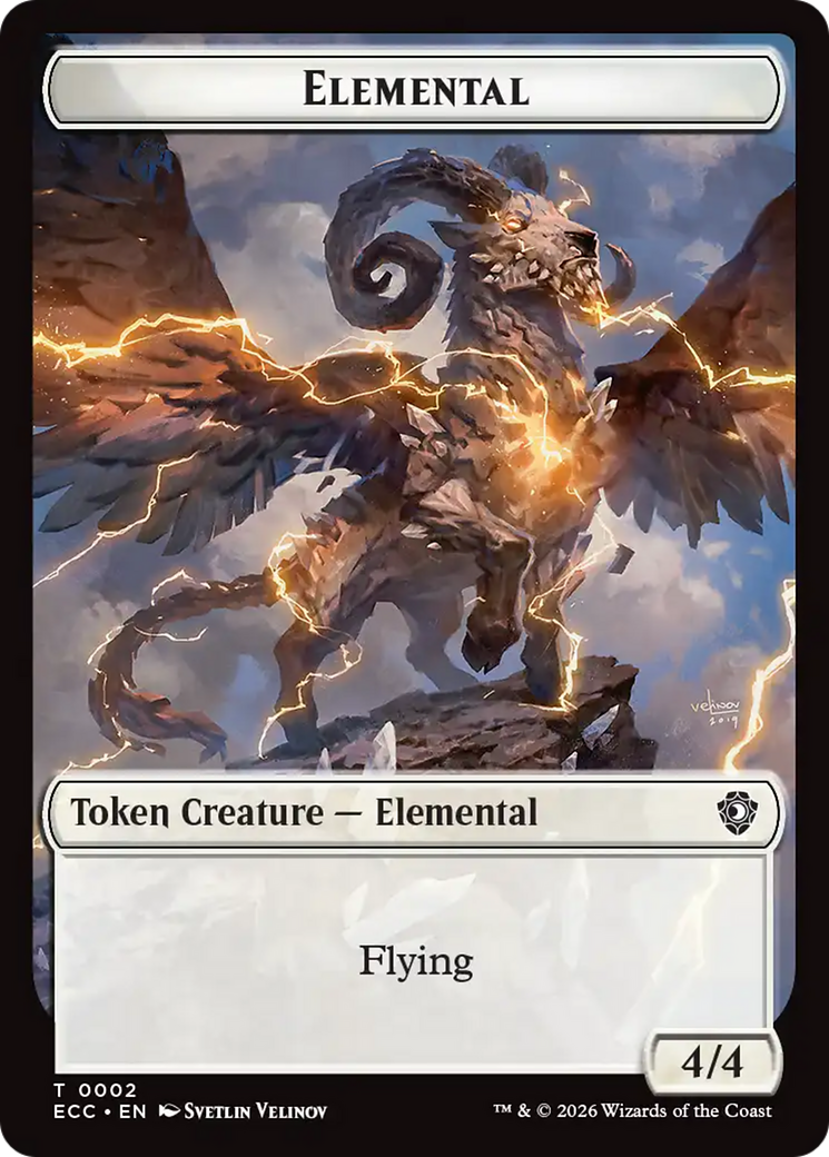 Copy // Elemental (0002) Double-Sided Token [Lorwyn Eclipsed Tokens] - The Mythic Store | 24h Order Processing