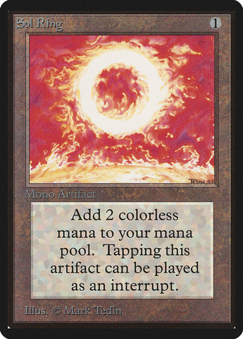 Sol Ring [Beta Edition] - The Mythic Store | 24h Order Processing