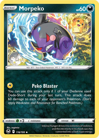 Morpeko (116/195) [Sword & Shield: Silver Tempest] - The Mythic Store | 24h Order Processing