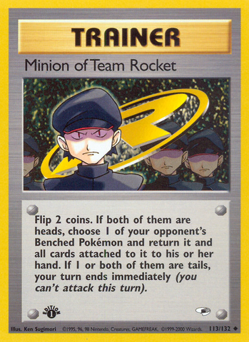 Minion of Team Rocket (113/132) [Gym Heroes 1st Edition] - The Mythic Store | 24h Order Processing