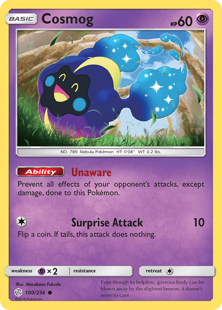Cosmog (100/236) [Sun & Moon: Cosmic Eclipse] - The Mythic Store | 24h Order Processing