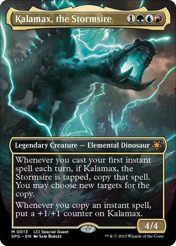 Kalamax, the Stormsire (Borderless) [The Lost Caverns of Ixalan Special Guests] - The Mythic Store | 24h Order Processing