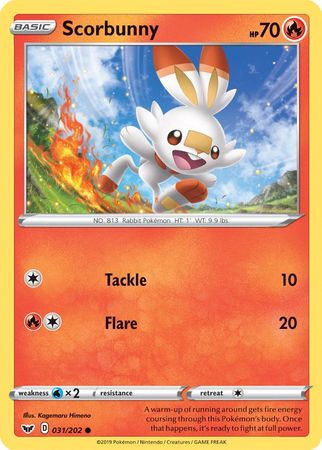 Scorbunny (031/202) (Premium Collection) [Sword & Shield: Base Set] - The Mythic Store | 24h Order Processing