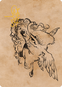 Lulu, Loyal Hollyphant Art Card (46) (Gold-Stamped Signature) [Commander Legends: Battle for Baldur's Gate Art Series] - The Mythic Store | 24h Order Processing
