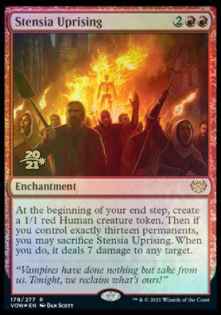 Stensia Uprising [Innistrad: Crimson Vow Prerelease Promos] - The Mythic Store | 24h Order Processing