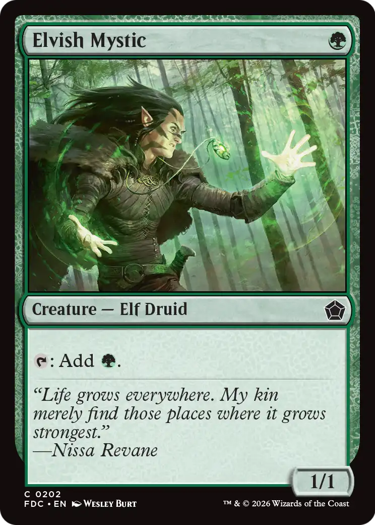 Elvish Mystic [Foundations Commander] - The Mythic Store | 24h Order Processing