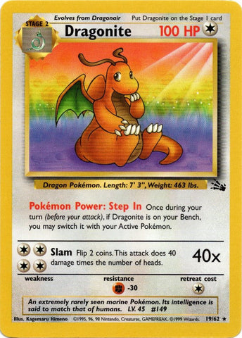 Dragonite (19/62) [Fossil Unlimited] - The Mythic Store | 24h Order Processing