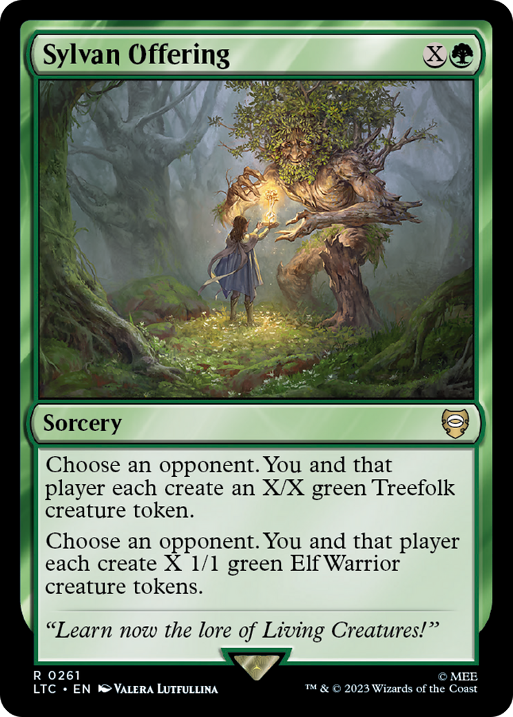 Sylvan Offering [The Lord of the Rings: Tales of Middle-Earth Commander] - The Mythic Store | 24h Order Processing