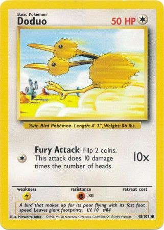 Doduo (48/102) [Base Set Unlimited] - The Mythic Store | 24h Order Processing