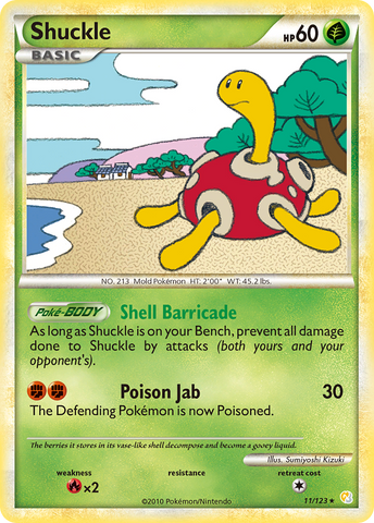 Shuckle (11/123) [HeartGold & SoulSilver: Base Set] - The Mythic Store | 24h Order Processing