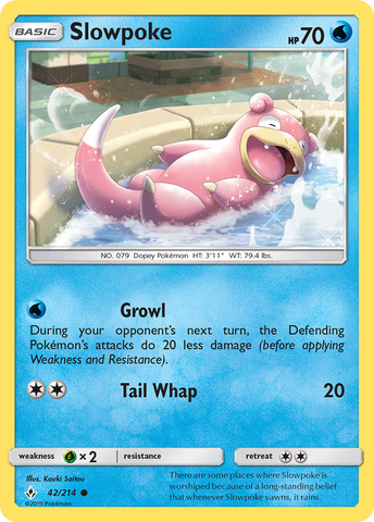 Slowpoke (42/214) [Sun & Moon: Unbroken Bonds] - The Mythic Store | 24h Order Processing