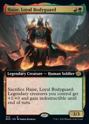 Hajar, Loyal Bodyguard (Extended Art) [The Brothers' War] - The Mythic Store | 24h Order Processing