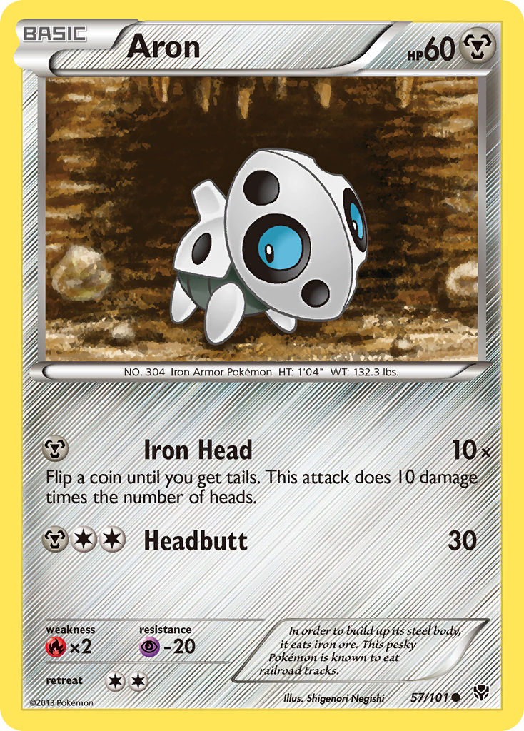 Aron (57/101) [Black & White: Plasma Blast] - The Mythic Store | 24h Order Processing