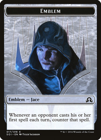 Jace, Unraveler of Secrets Emblem [Shadows over Innistrad Tokens] - The Mythic Store | 24h Order Processing