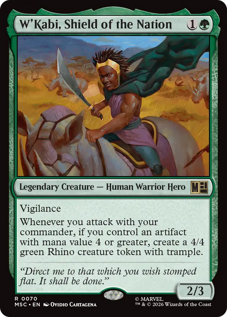 W'Kabi, Shield of the Nation [Marvel Super Heroes Commander] - The Mythic Store | 24h Order Processing