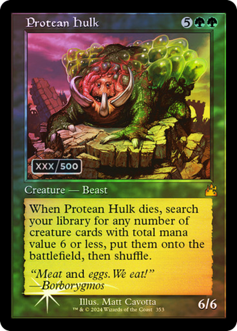 Protean Hulk (Retro) (Serialized) [Ravnica Remastered] - The Mythic Store | 24h Order Processing