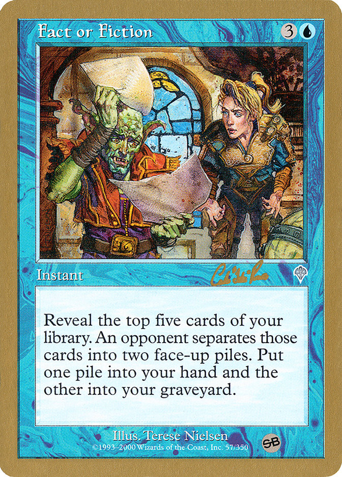 Fact or Fiction (Carlos Romao) (SB) [World Championship Decks 2002] - The Mythic Store | 24h Order Processing