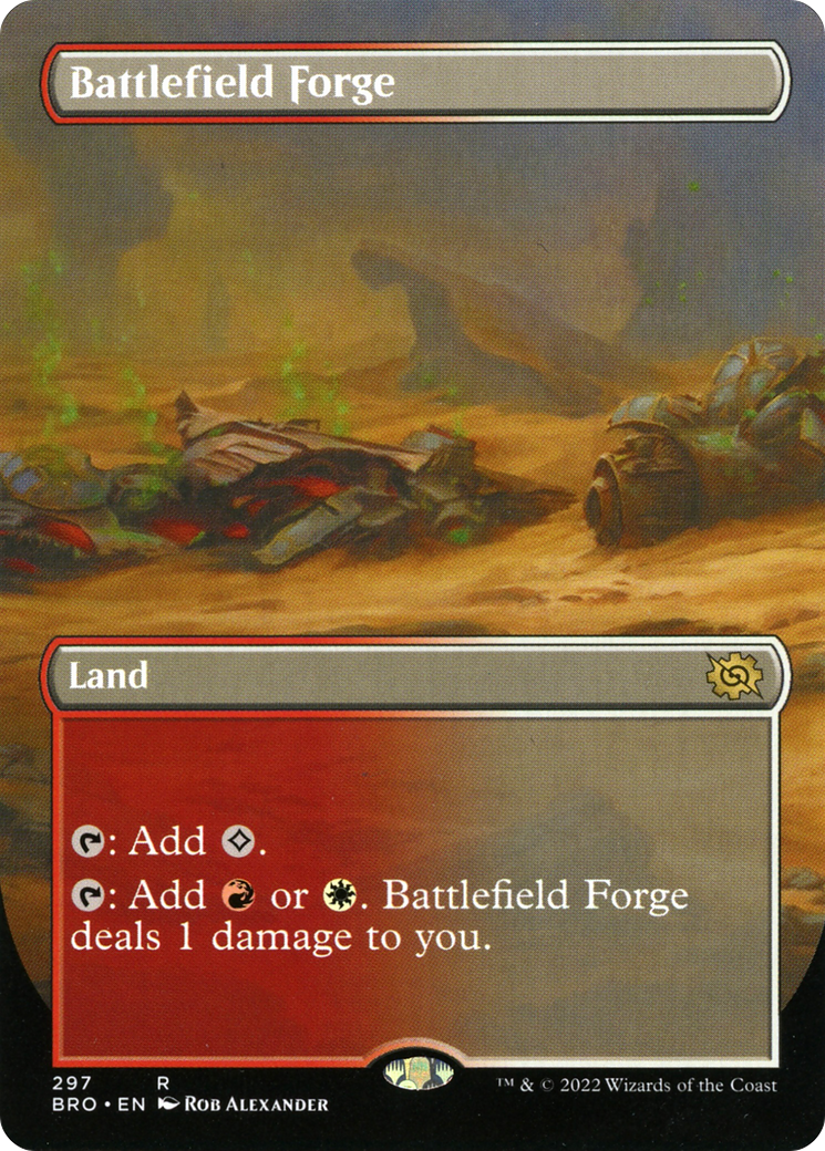 Battlefield Forge (Borderless Alternate Art) [The Brothers' War] - The Mythic Store | 24h Order Processing