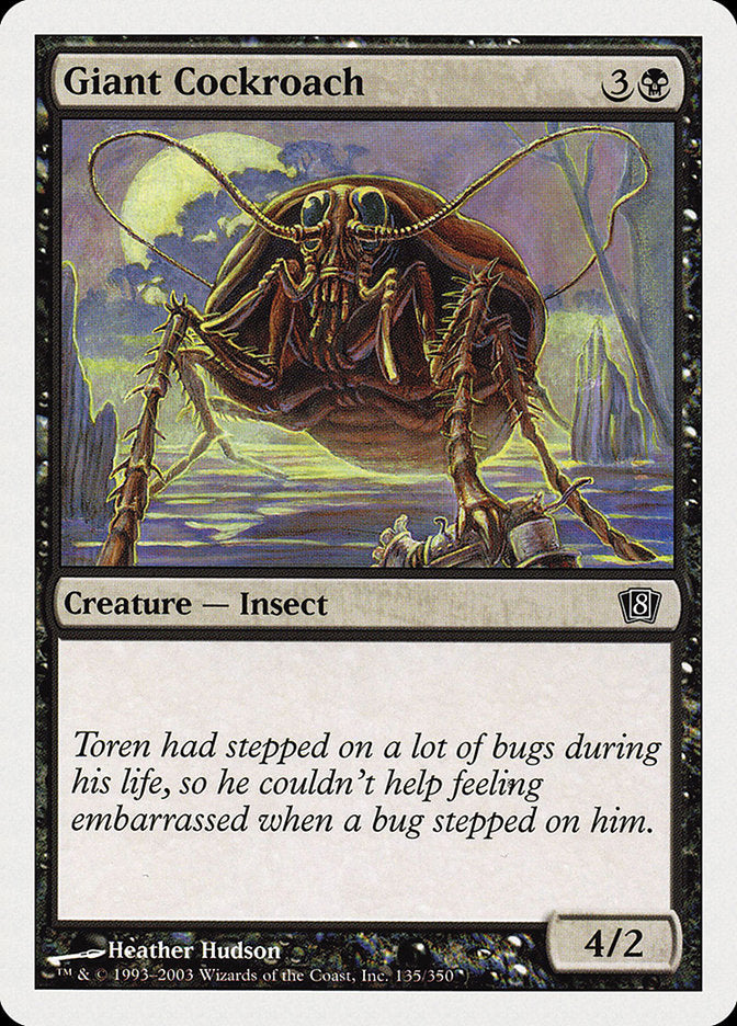 Giant Cockroach [Eighth Edition] - The Mythic Store | 24h Order Processing