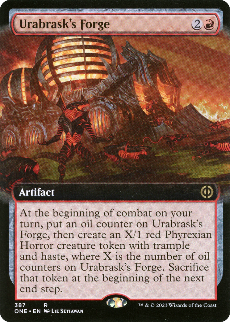 Urabrask's Forge (Extended Art) [Phyrexia: All Will Be One] - The Mythic Store | 24h Order Processing