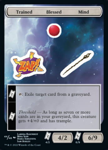 Trained Blessed Mind [Unfinity Stickers] - The Mythic Store | 24h Order Processing