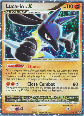 Lucario LV.X (DP12) [Diamond & Pearl: Black Star Promos] - The Mythic Store | 24h Order Processing