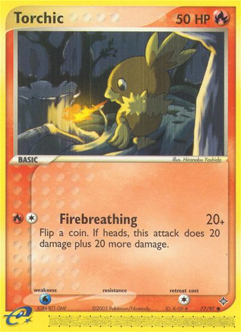 Torchic (77/97) [EX: Dragon] - The Mythic Store | 24h Order Processing
