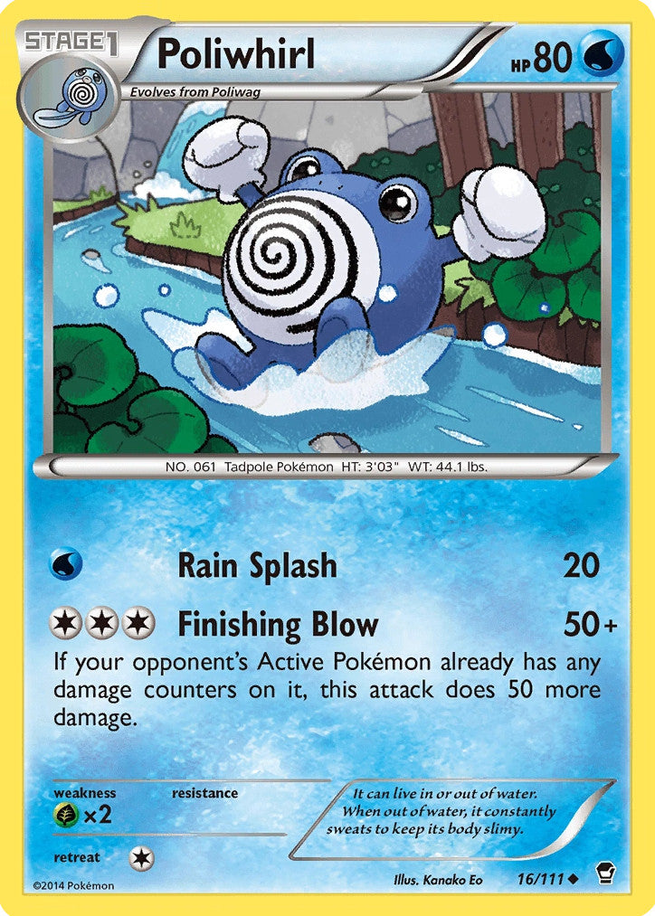 Poliwhirl (16/111) [XY: Furious Fists] - The Mythic Store | 24h Order Processing