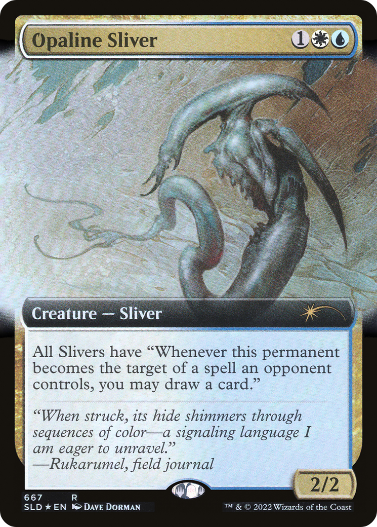 Opaline Sliver (Extended Art) [Secret Lair Drop Promos] - The Mythic Store | 24h Order Processing