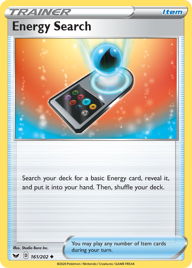 Energy Search (161/202) [Sword & Shield: Base Set] - The Mythic Store | 24h Order Processing