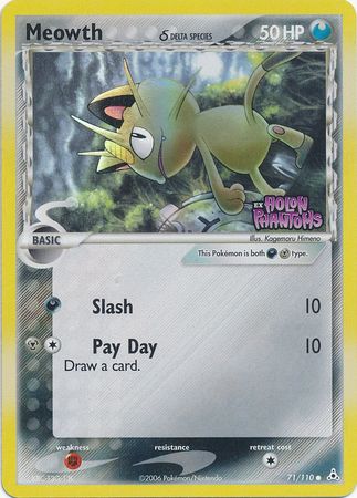 Meowth (71/110) (Delta Species) (Stamped) [EX: Holon Phantoms] - The Mythic Store | 24h Order Processing