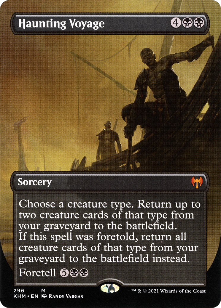 Haunting Voyage (Borderless Alternate Art) [Kaldheim] - The Mythic Store | 24h Order Processing