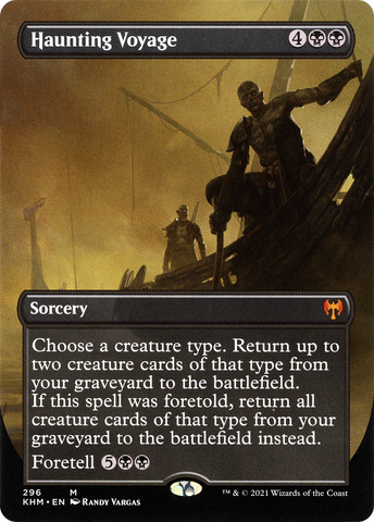 Haunting Voyage (Borderless Alternate Art) [Kaldheim] - The Mythic Store | 24h Order Processing