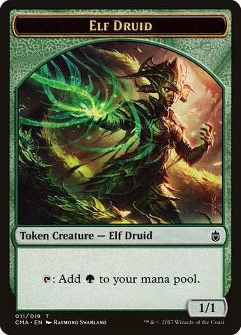 Elf Druid Token [Commander Anthology Tokens] - The Mythic Store | 24h Order Processing