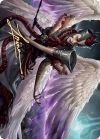 Firja, Judge of Valor Art Card (Gold-Stamped Signature) [Kaldheim Art Series] - The Mythic Store | 24h Order Processing