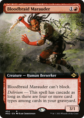 Bloodbraid Marauder (Extended Art) [Modern Horizons 2] - The Mythic Store | 24h Order Processing
