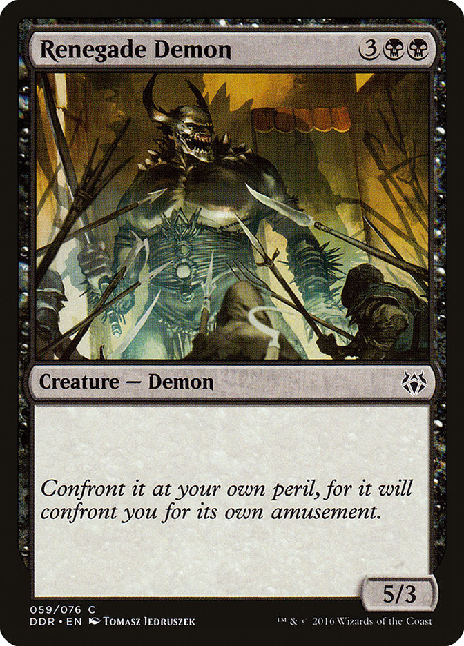 Renegade Demon [Duel Decks: Nissa vs. Ob Nixilis] - The Mythic Store | 24h Order Processing