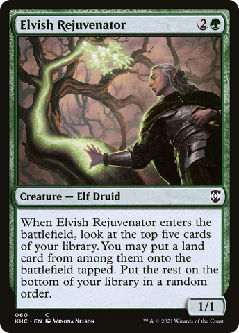 Elvish Rejuvenator [Kaldheim Commander] - The Mythic Store | 24h Order Processing