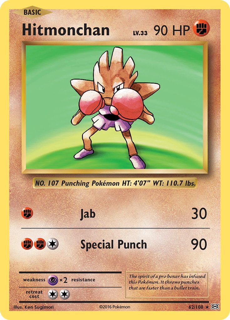 Hitmonchan (62/108) (Theme Deck Exclusive) [XY: Evolutions] - The Mythic Store | 24h Order Processing