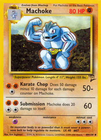 Machoke (49/130) [Base Set 2] - The Mythic Store | 24h Order Processing