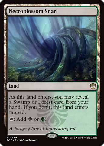 Necroblossom Snarl [Secrets of Strixhaven Commander] - The Mythic Store | 24h Order Processing